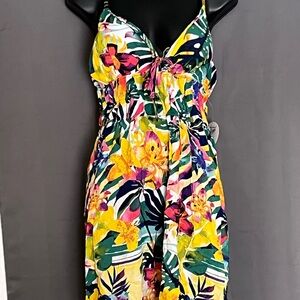 NWT- Jolie & Joy Floral Spaghetti Strap Dress